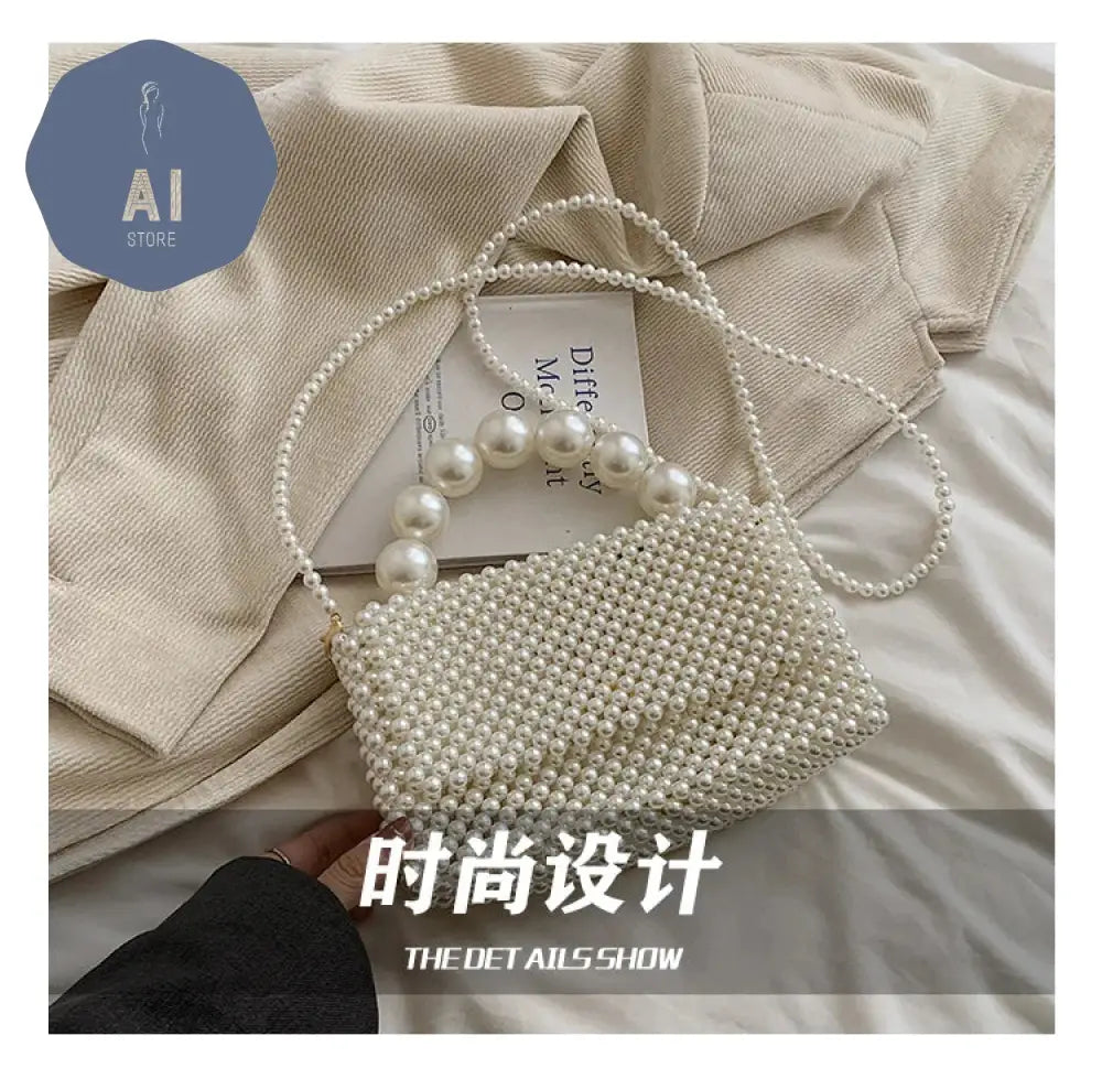 Beading Solid Square Shoulder Bags Cover Exquisite 2024 High Quality Bags for Women Party Temperament Women’s Handbags