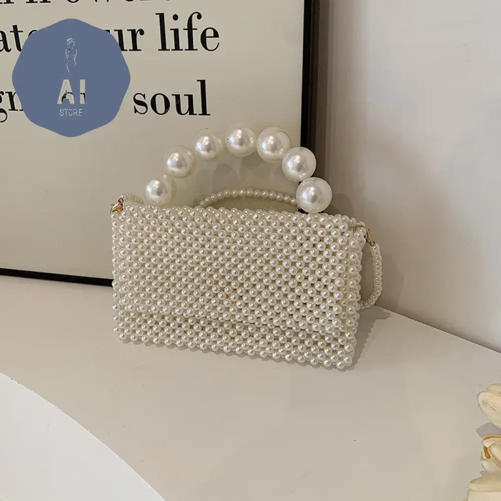 Beading Solid Square Shoulder Bags Cover Exquisite 2024 High Quality Bags for Women Party Temperament Women’s Handbags