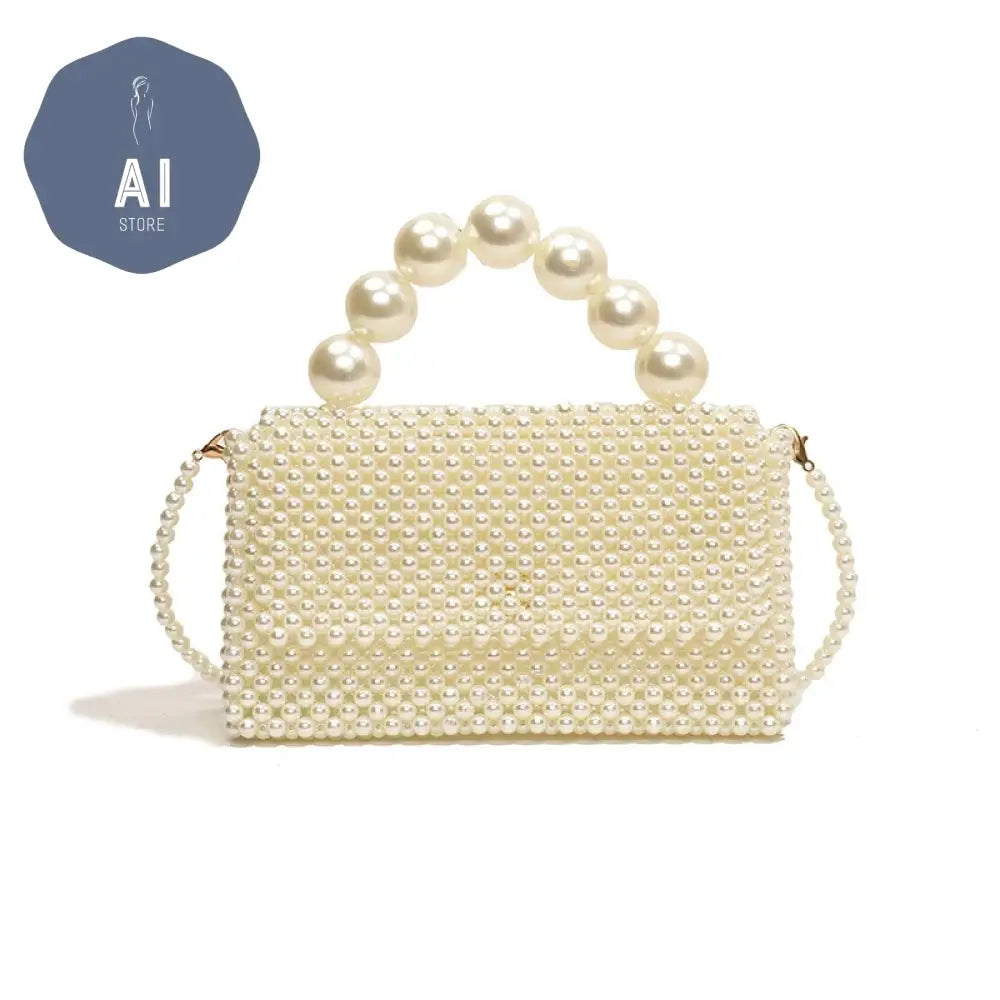 Beading Solid Square Shoulder Bags Cover Exquisite 2024 High Quality Bags for Women Party Temperament Women’s Handbags