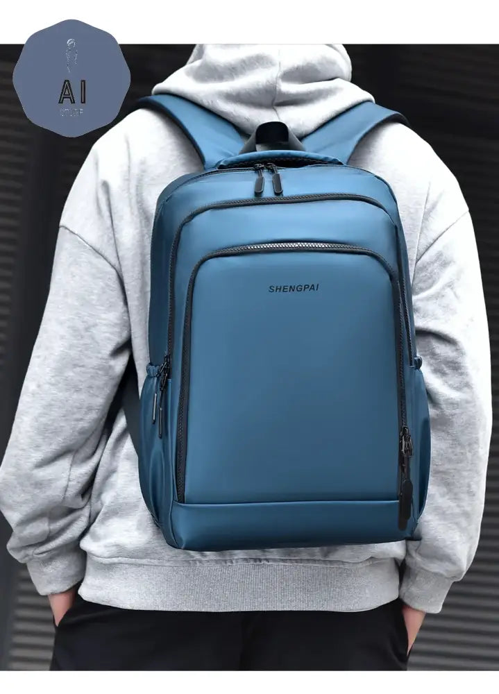 High Capacity Solid Waterproof Zipper Oxford Backpacks Fashion Computer Bag 2024 Hot Sale Men’s Bag Paquete Masculino