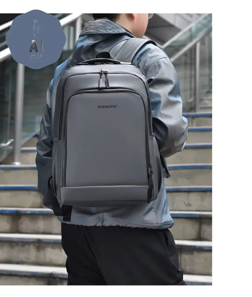 High Capacity Solid Waterproof Zipper Oxford Backpacks Fashion Computer Bag 2024 Hot Sale Men’s Bag Paquete Masculino