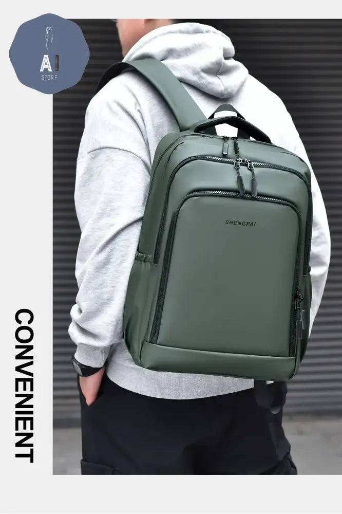 High Capacity Solid Waterproof Zipper Oxford Backpacks Fashion Computer Bag 2024 Hot Sale Men’s Bag Paquete Masculino