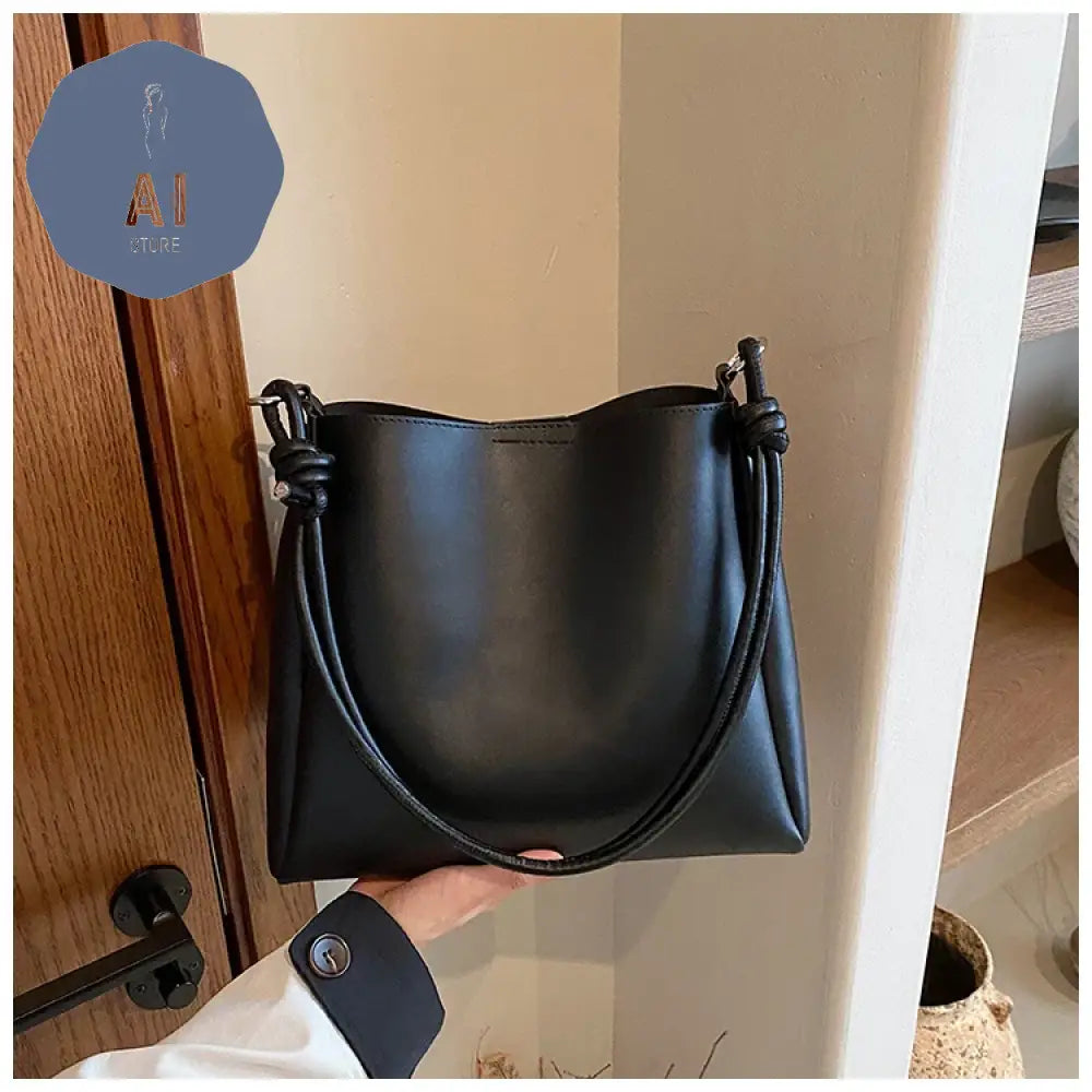 PU Solid Simple High Capacity Shoulder Bags Fashion Versatile Thread Tote 2024 Hot Sale Bags for Women Bolsas De Hombro