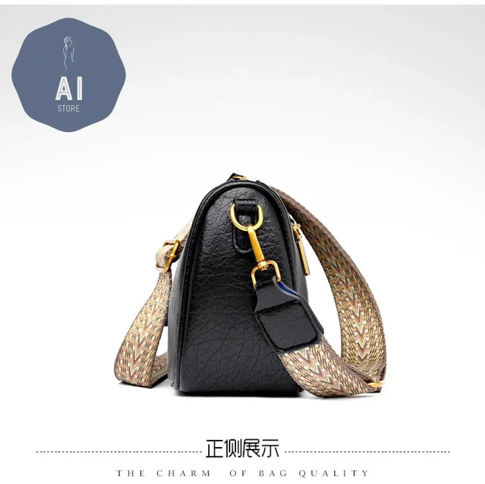 PU Solid Thread Textured Straps Shoulder Bags Simple Versatile Crossbody Bag 2024 High Quality Women’s Bag Bolsos De