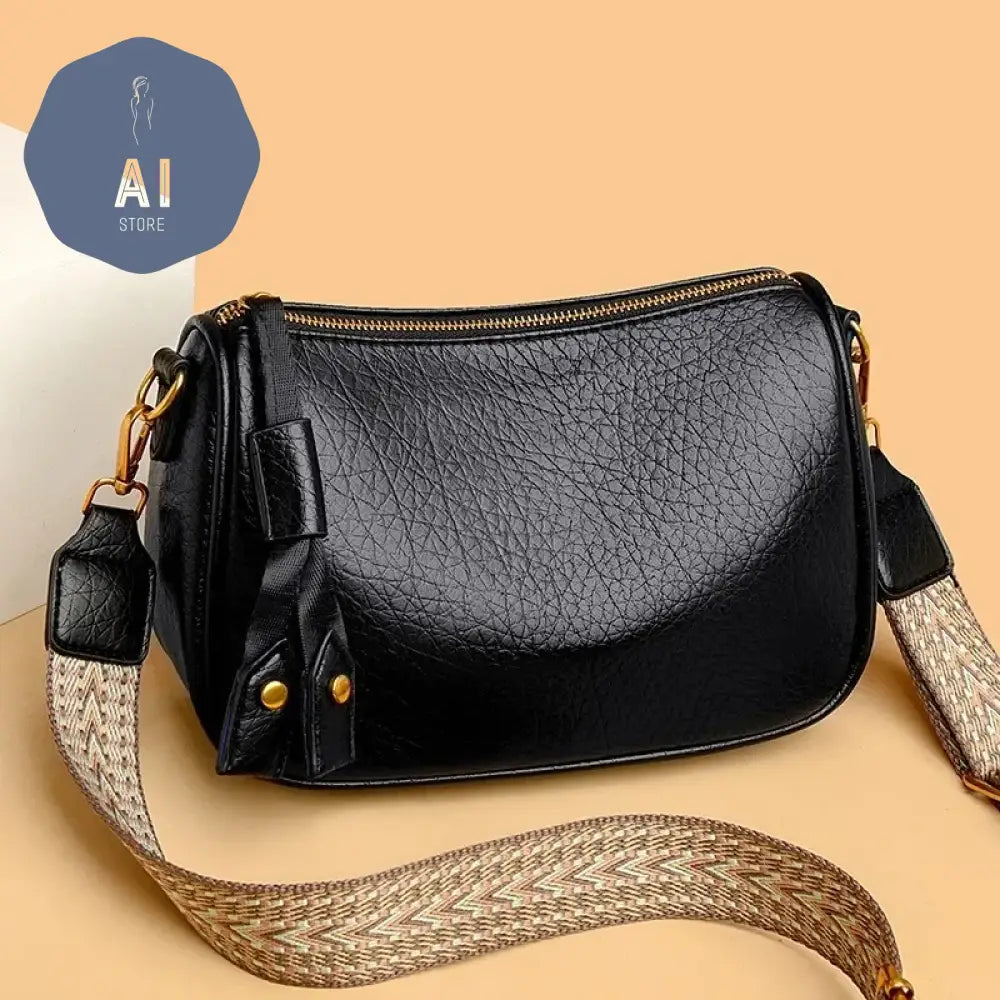 PU Solid Thread Textured Straps Shoulder Bags Simple Versatile Crossbody Bag 2024 High Quality Women’s Bag Bolsos De