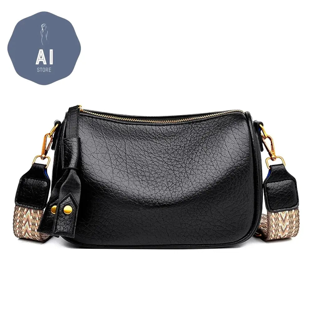 PU Solid Thread Textured Straps Shoulder Bags Simple Versatile Crossbody Bag 2024 High Quality Women’s Bag Bolsos De