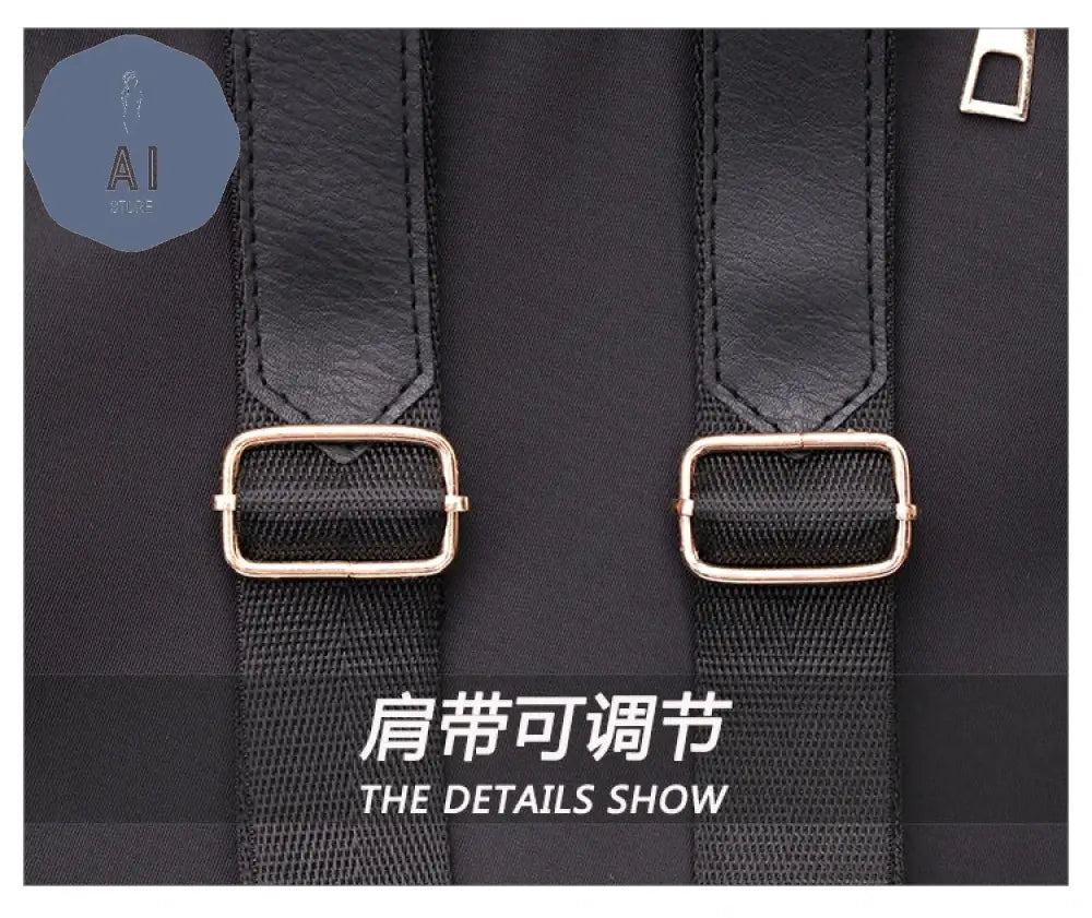 Solid Zipper High Capacity Thread Waterproof Nylon Fashion Backpacks 2024 Hot Sale Versatile Women’s Bag Mochila Mujer